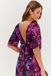 Rosabella midi-jurk met twee zijden
